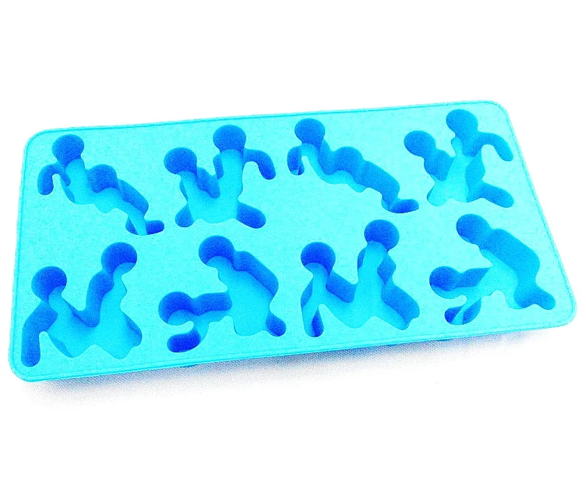 1X сексуальный силиконовый формователь кубиков льда лоток череп фруктовых соков