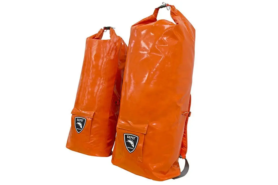 Герморюкзак &quotБерег&quot ПВХ (90л оранжевый) | Багаж и сумки