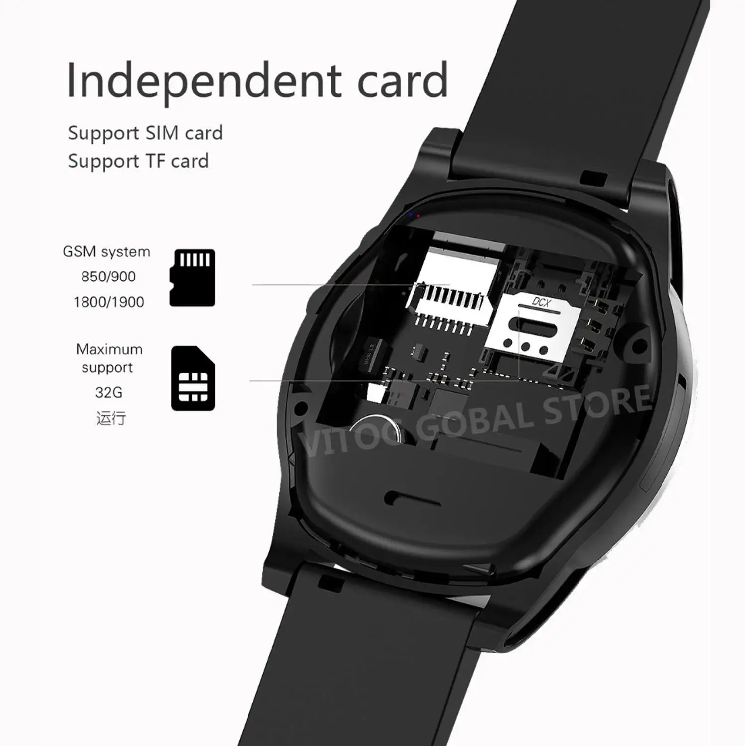 Смарт-часы SW98 с поддержкой SIM-карты шагомером камерой и Bluetooth | Электроника