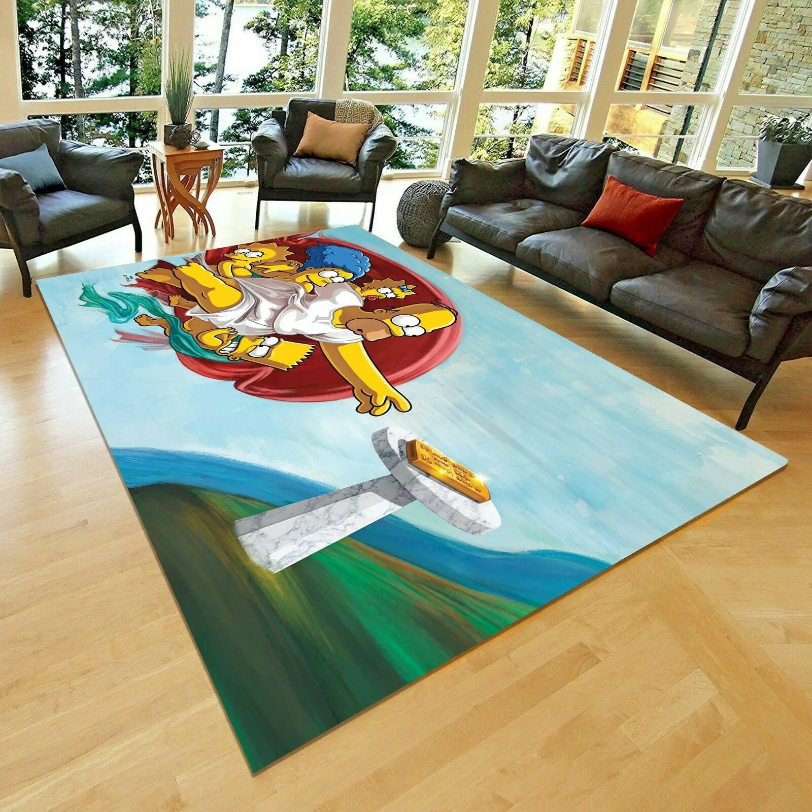 

Herms Simpsons Patterned Carpet ,Non Slip Floor Carpet,Teen's Carpet,Turkish Rug