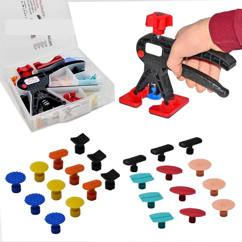 Pdr Dent Mini Lifter Glue Tab Dent Puller +24 Tabs Car Body Repair Tools  Paintless Autobady Removal Smart Repair System PDR