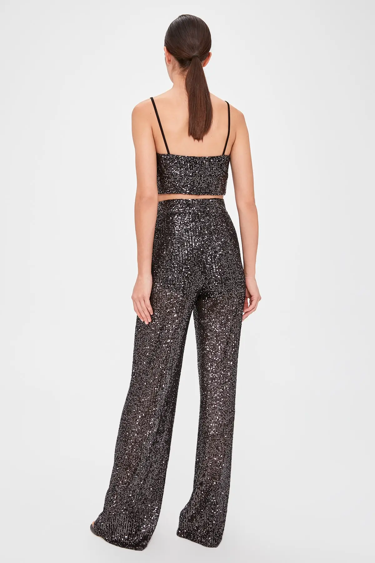 Trendyol Брюки с блестками TPRAW20PL0379