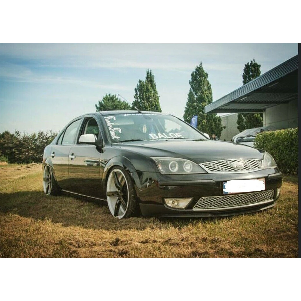 Передний спойлер для Ford Mondeo MK3 CUPRA R бампер губа Европейский универсальный