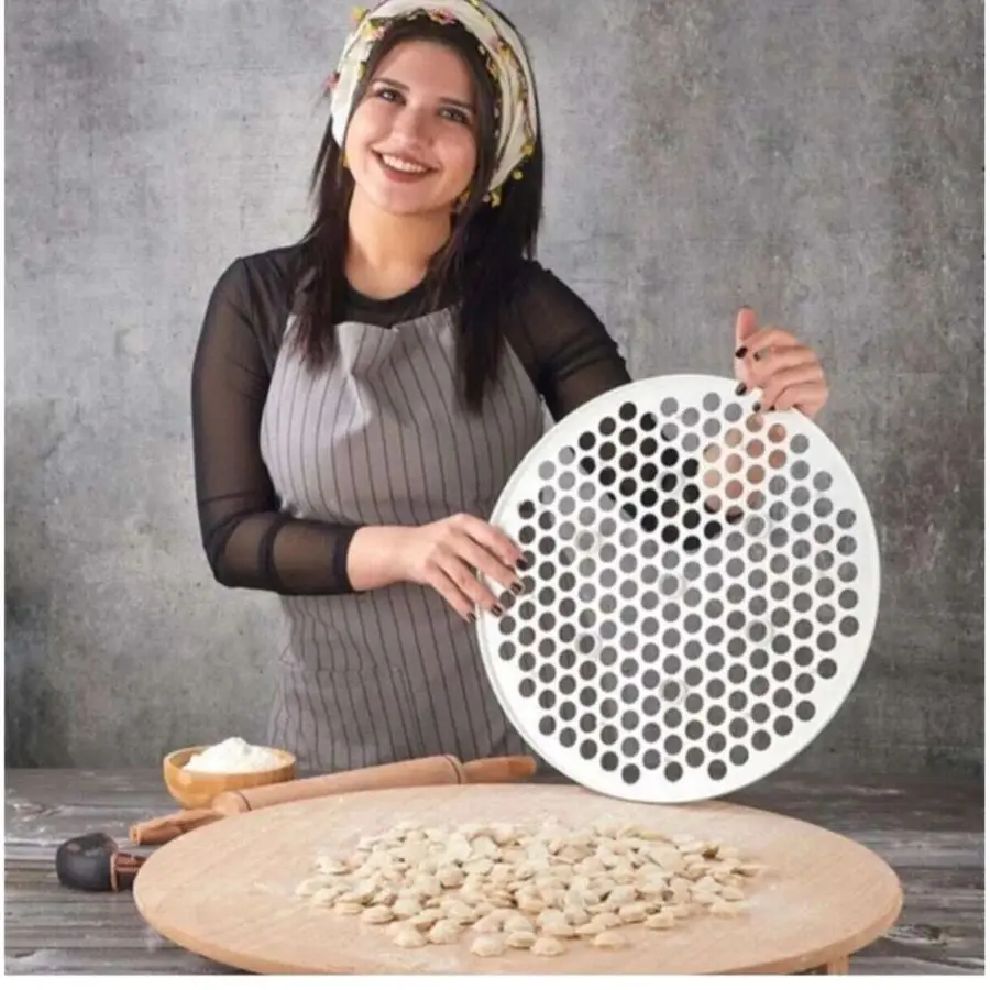 

Рукоделие, изготовление теста, пресс-форма для мантии, форма для пельменей, кухонные инструменты для кухни «сделай сам», 200 отверстий, беспла...