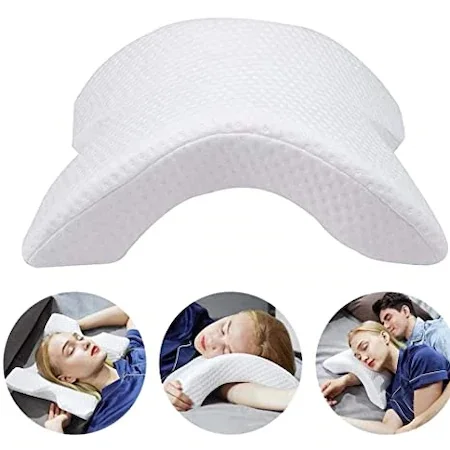 Visco curved pillow orthopedic for Arm and neck pain дакимакура для дома cuscino cojines ортопедическая подушка