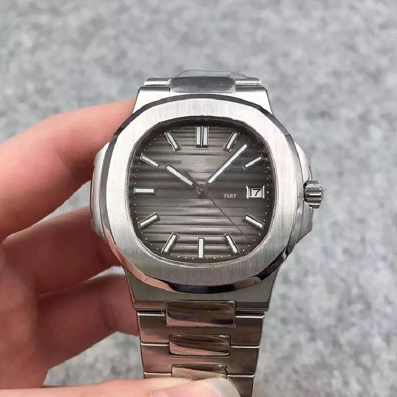

Men Watch Automatic Mechanical Watch For Men TLXT5712 Luxury Watch 40mm Light Brown Dial Stainless Steel Strap 1:1 Replica Watch