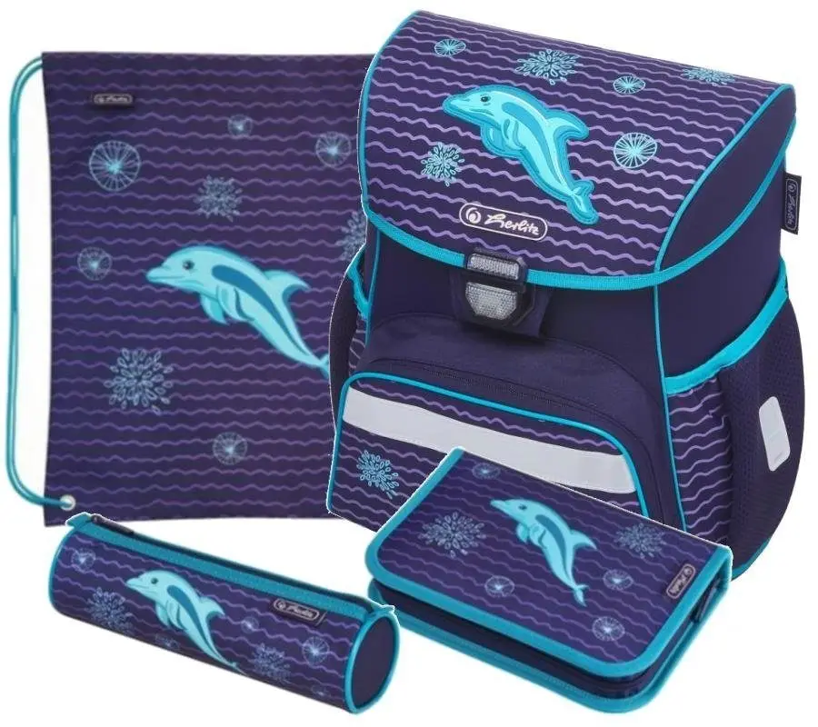 Ранец Herlitz LOOP PLUS Dolphin|Школьные ранцы| |
