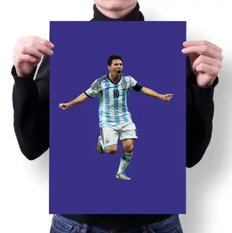 Плакат Лионель Месси Lionel Messi №10 А3 | Дом и сад