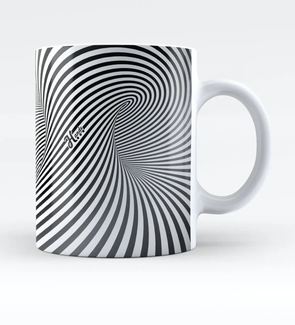 

Персонализированные черно-белые дизайнерские кружки-3