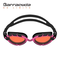 barracuda professional swimming goggles anti fog uv protection triathlon and open water adults men women 33925 amber colors