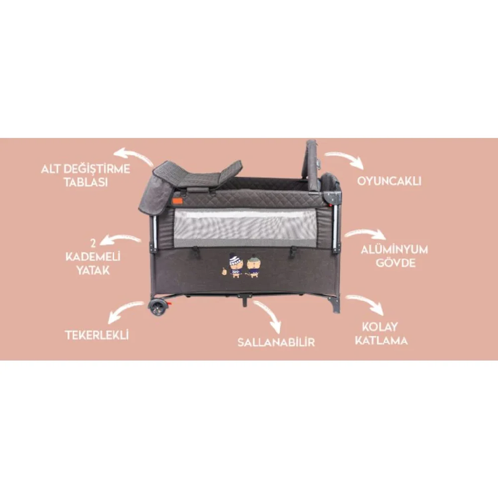 Jual Tempat Tidur Bayi Playpen Taman Tempat Tidur Bayi Furnitur Kamar Anak Baru Lahir Tempat Tidur Bingkai Bayi Kursi Santai Tempat Tidur Bepergian Tempat Duduk Bergerak