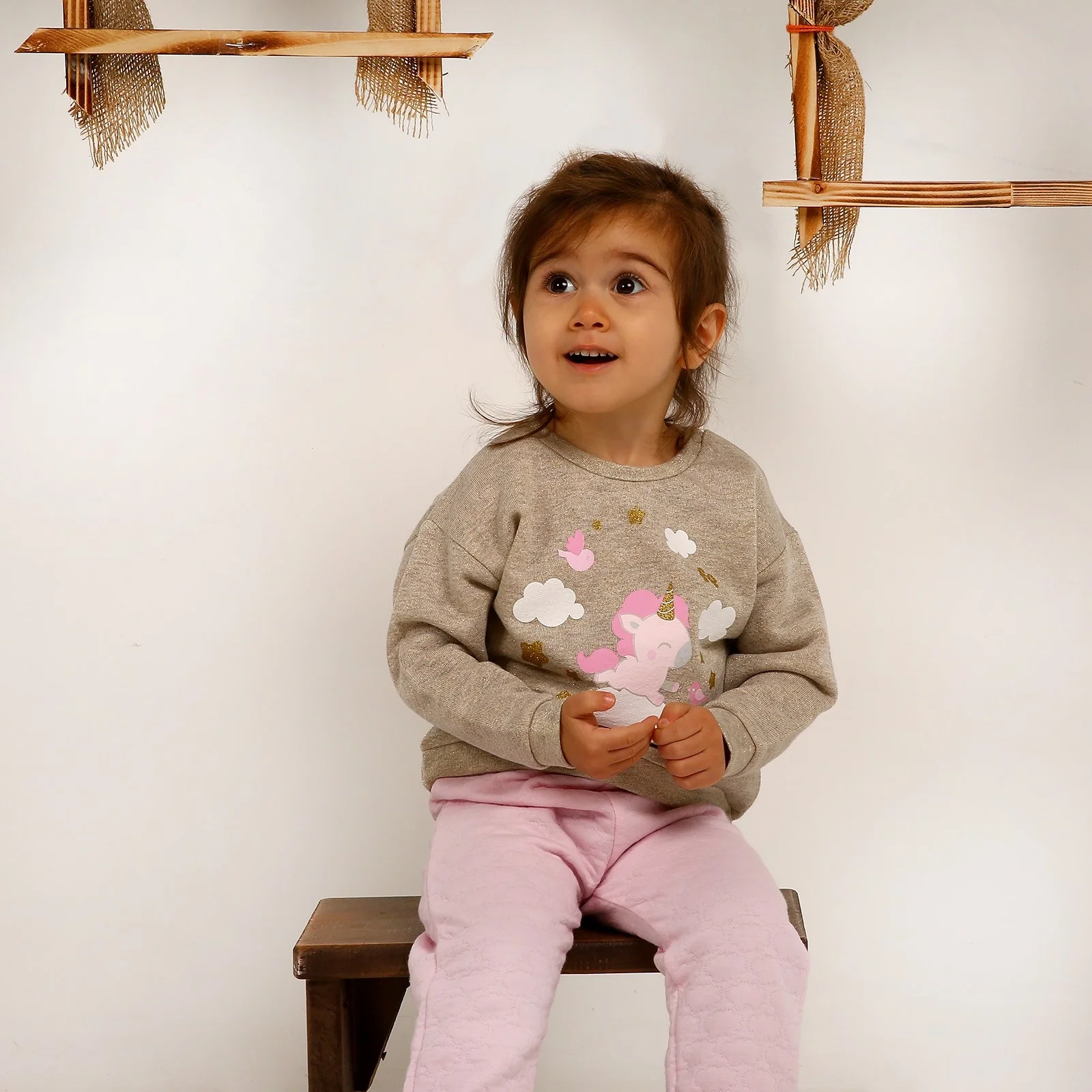Ebebek Fisher Price/Детский комплект из 2 предметов: толстовка с изображением волшебного