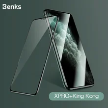 Benks X PRO+ King Kong Tempered Glass Protective Film HD Screen Protector Curved Surface For iPhone 11 Pro Max X Xs Xs Max XR
