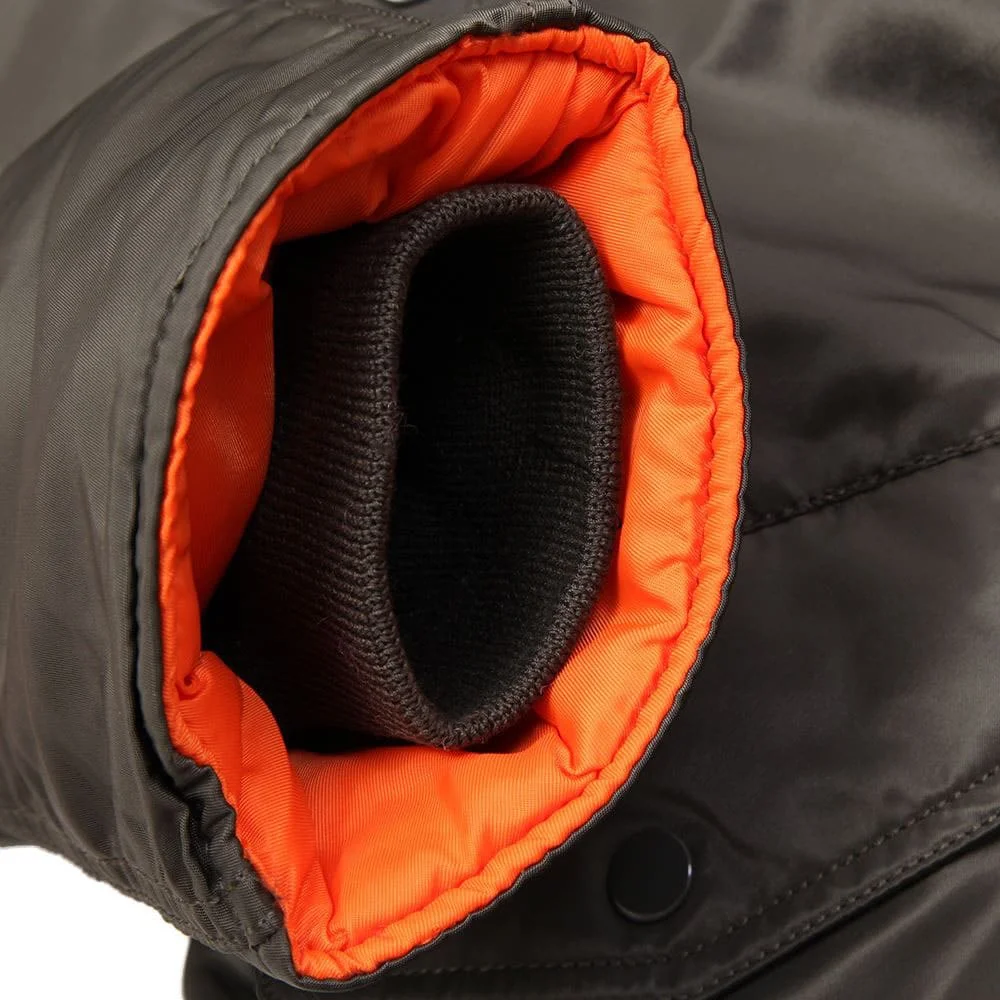 Куртка-аляска зимняя. Slim Fit N-3B Parka с натуральным мехом NorDenali мужская Replica Grey/Orange