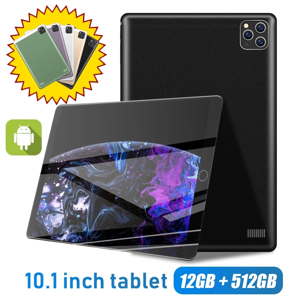 2022 New Arrival 11 inch 10 Core Tablet Android 10.0 Google Play Dual 5G Network GPS Bluetooth WiFi Tablets 12GB RAM 512GB ROM