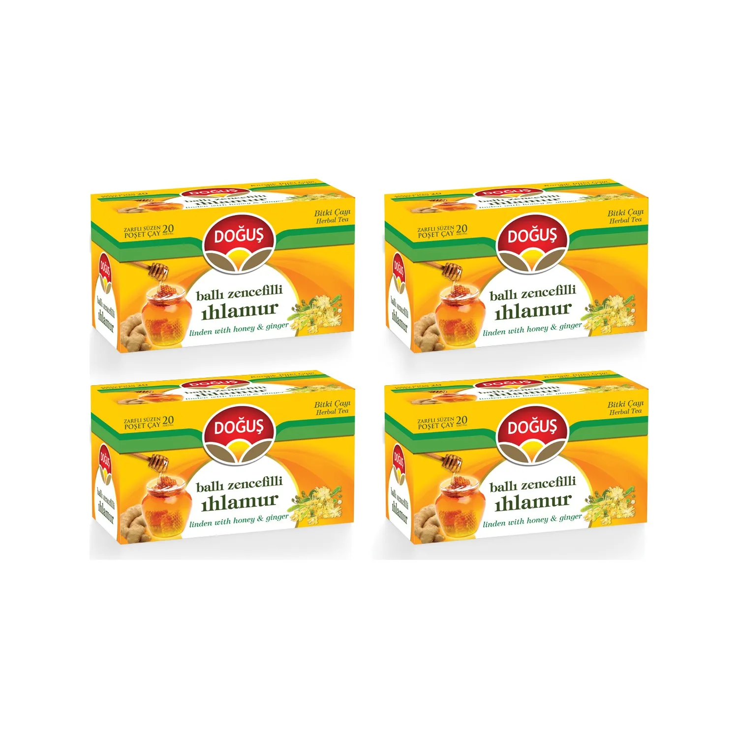 

Dou Honey Lime Tea with Ginger 20 x 4 Packages FREE SHPPNG