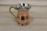 hammered hand made russian moscow mug authentic decorative copper mug quality economic copper buttermilk glass mug
