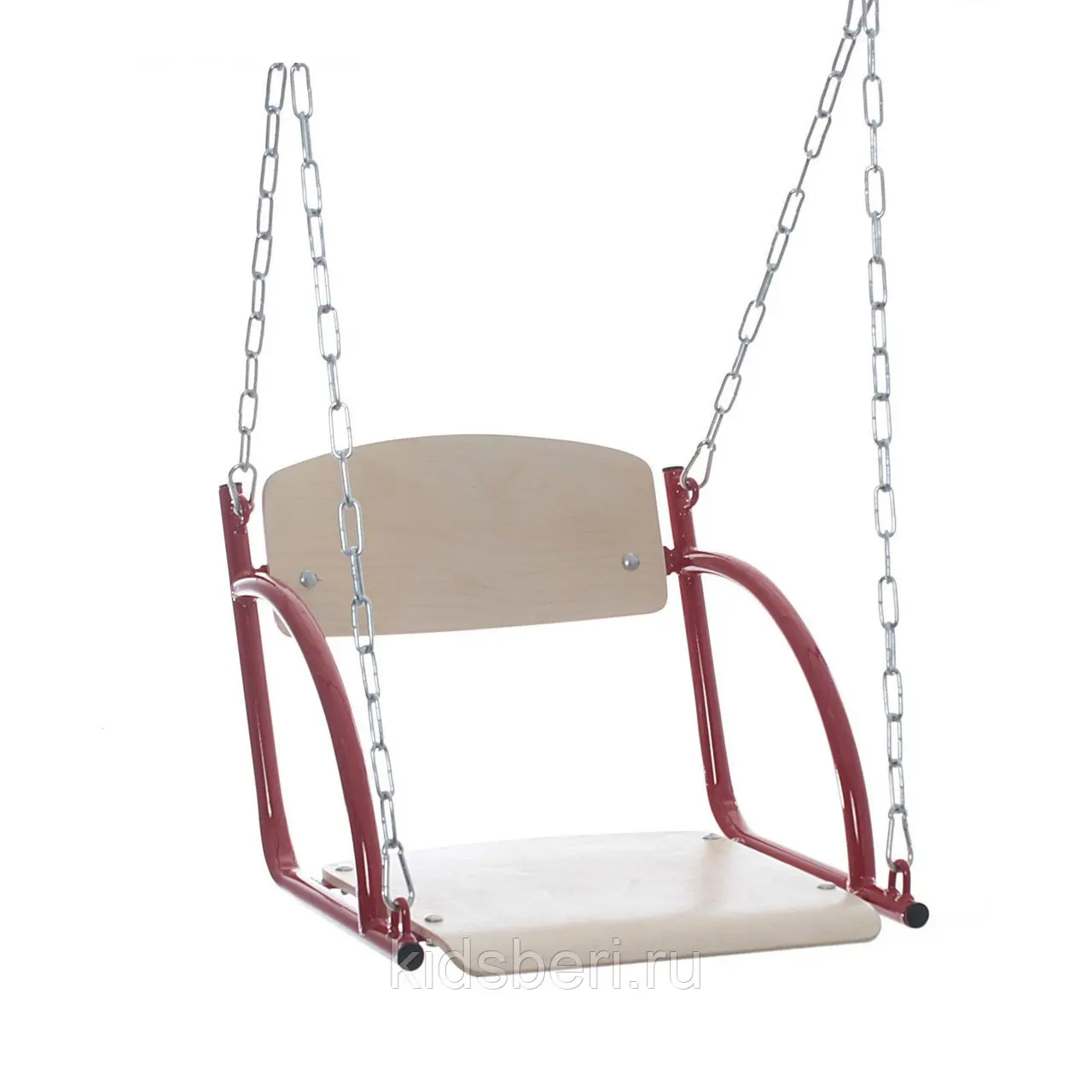 Качели со спинкой для детского комплекса (подвес - цепь) |