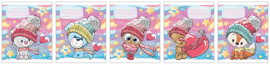 Тетрадь в клетку 12 листов ТМ Seventeen (Севентин) | Notebook