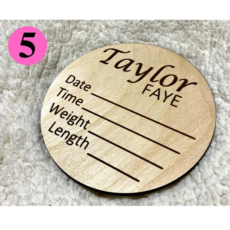 Деревянный знак имени ребенка пользовательская Больничная доска для объявлений