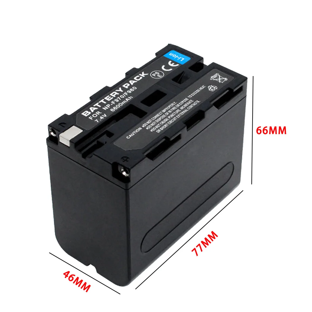 Аккумулятор для Canon LP-E6 6600mAh для Canon EOS7D, CanonEOS 5D, Canon EOS6D, CanonEOS 60D