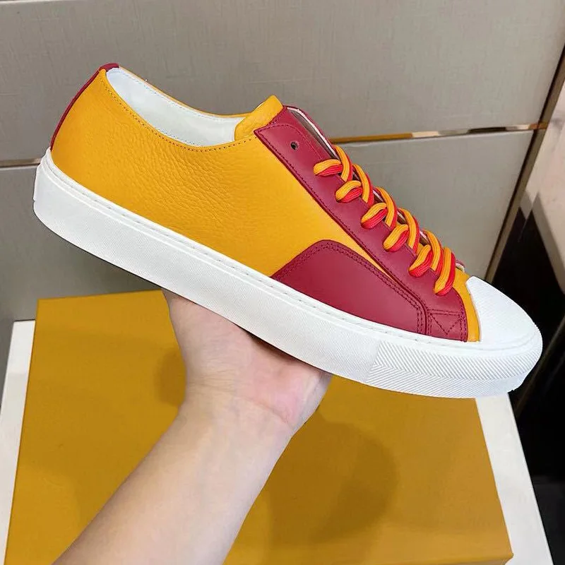 

Designer Tattoo Sneaker Men's Fashion Appliquéd Soft Grain Calfskin And Silky Calfskin Trim Embroidery Academic Style