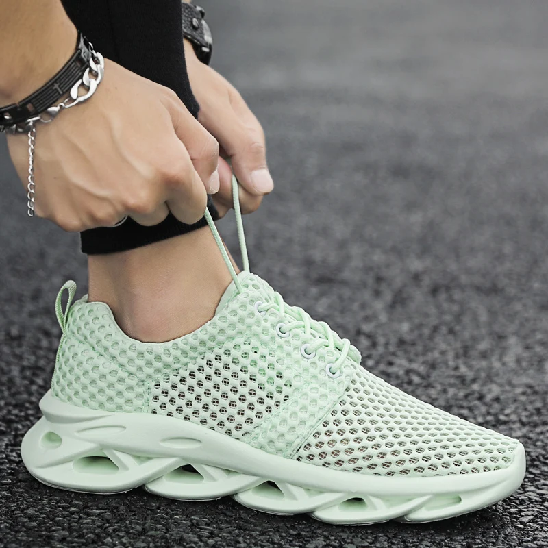 

AFDX New Summer Breathable Thin Men's Shoes Versatile Sports And Leisure Men's Hollow Mesh Shoes