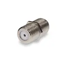 10шт. Соединитель F-F. Соединитель F-мама - F-мама без гайки цинк CADENA