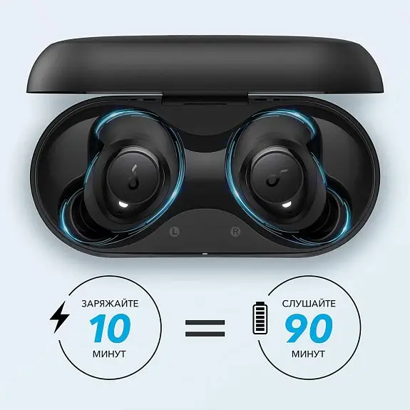 Headphone wireless Anker soundcore life Dot 2 - Black headphone headset | Электроника
