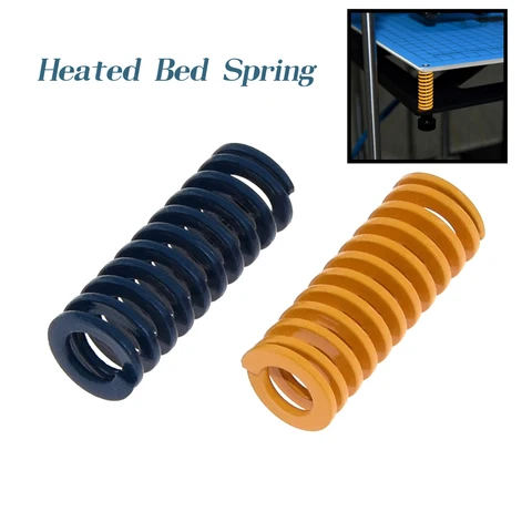10 шт., аксессуары для 3D-принтеров, пружина с подогревом кровати 5*10*25 мм, пружина сжатия с легкой нагрузкой для горячей кровати для Ender 3 Pro CR10 MK3
