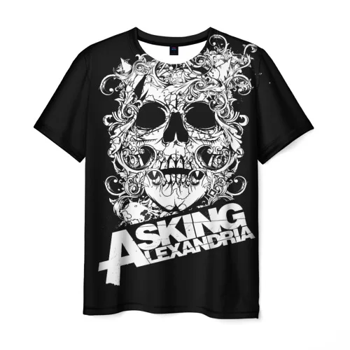 Мужская футболка 3D Asking Alexandria|Мужские футболки| |