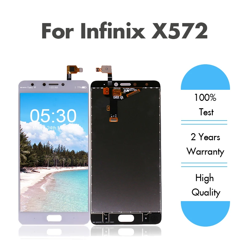 Для Infinix Note 4X572 lcd, с цифровым преобразователем для Infinix Note 4X572 дисплей сенсорный экран в сборе Замена