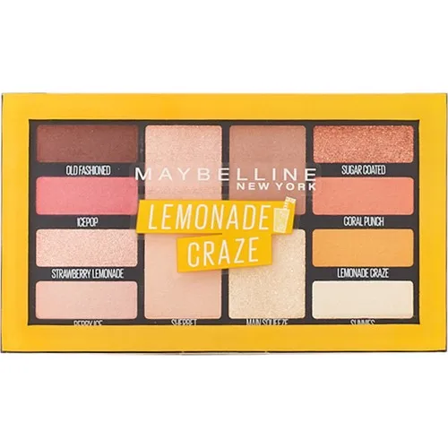 Палитра Maybelline New York Lemonade Craze | Макияж теней для век