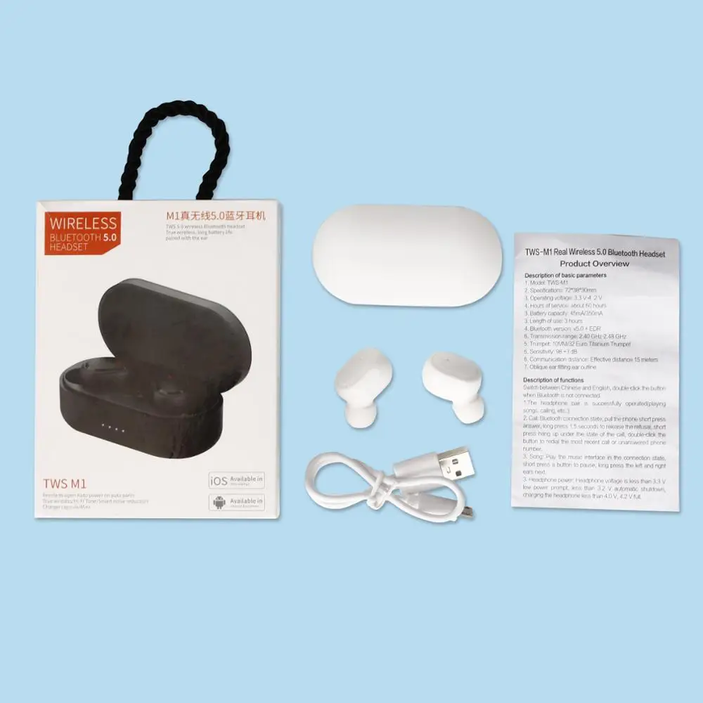 Bluetooth-наушники с сенсорным управлением 5 0 беспроводные наушники-вкладыши