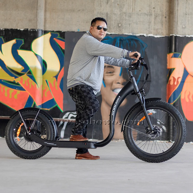 Стоячий Escooter большой колесо E-scooter внедорожник подвеска Электрический скутер -