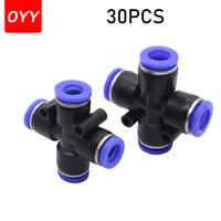 30pcs pza series air fitting high quality fittings for hose 4 12mm male thread bsp 14 12 18 38 air pneumatic connector