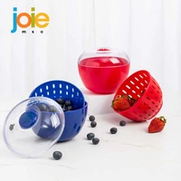 joie berry colander pod double layer drain basket fruit bowl portable plastic bpa free durable lovely kitchen gadgets