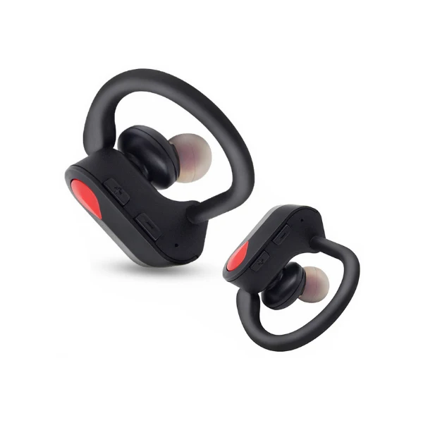 LY-20 TWS БЕСПРОВОДНЫЕ стереофонические bluetooth-наушники наушники с ушками спортивные наушники bluetooth-гарнитура с микрофоном для всех смартфонов - Цвет: Красный