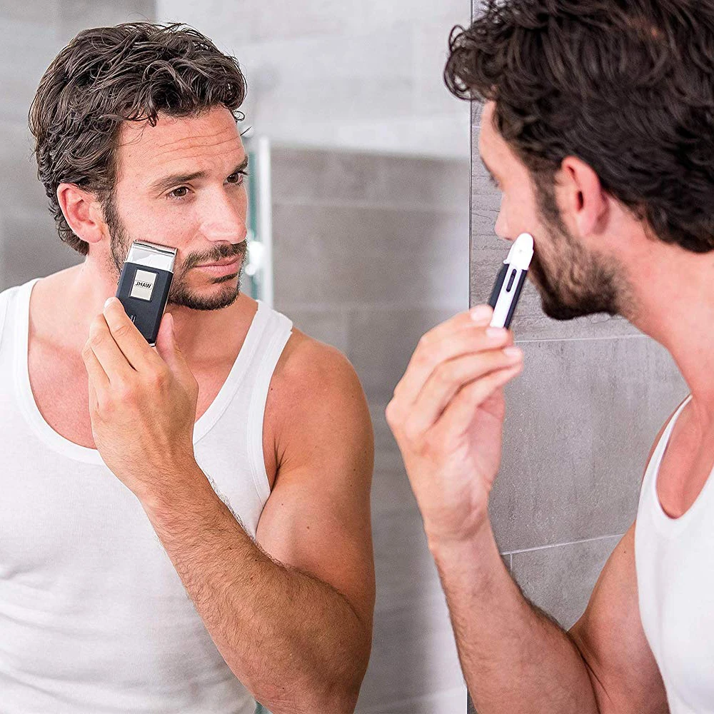 Дорожная перезаряжаемая бритва Wahl легко использовать занимает мало места в