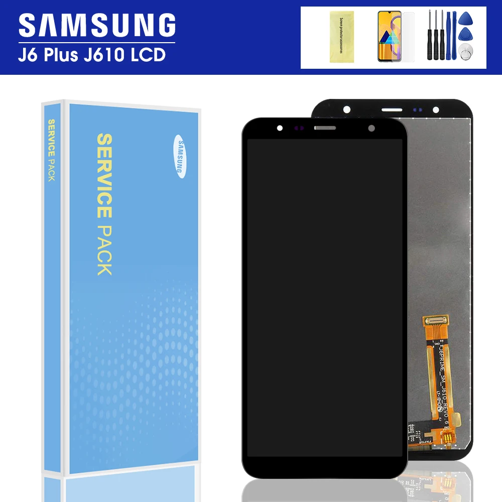 Оригинальный ЖК дисплей 6 0 дюйма для Samsung Galaxy J6 + J610 J610F J610FN сменный экран Plus