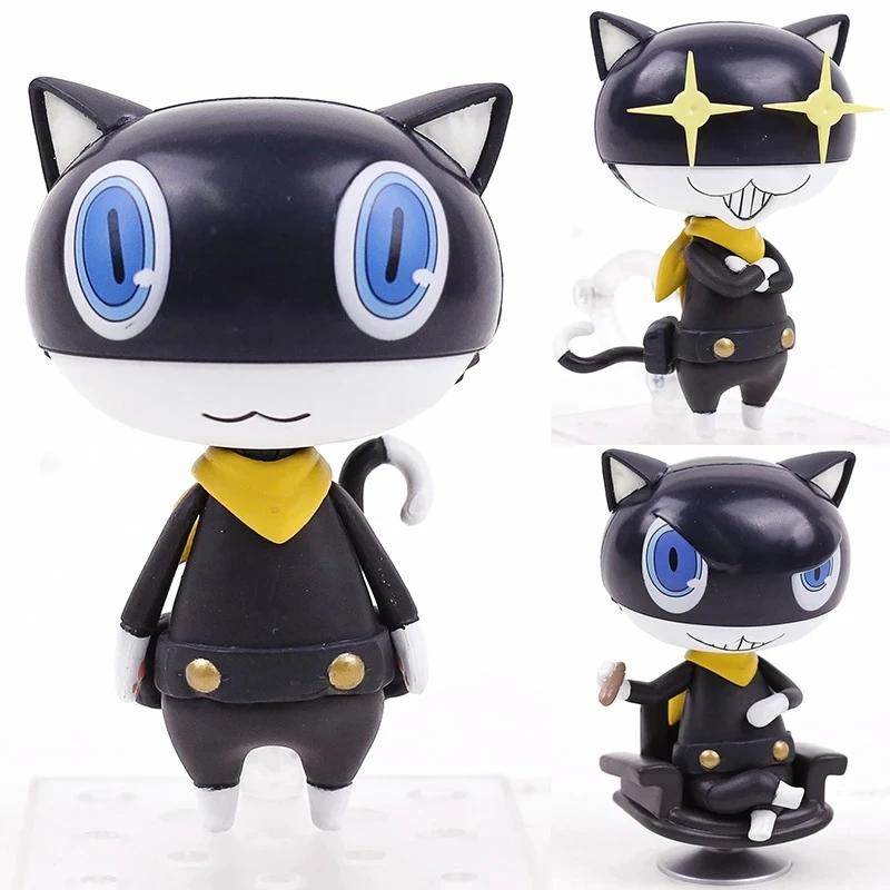 Экшн фигурки 5 P5 Morgana Cat 793 # Model Q Version из ПВХ 10 см|Плюшевые брелки| |