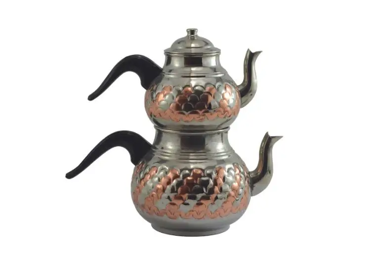 

Tea pot 2 sizes traditional chinese turkish japanese arabic wooden handle