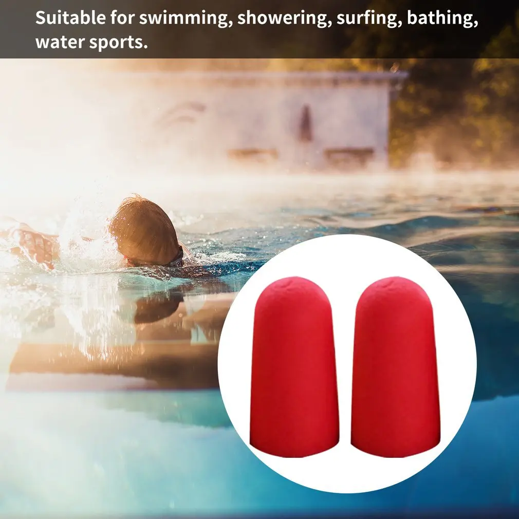 Удобные беруши мягкие из пены с шумоподавлением защитные для сна медленным