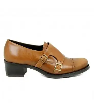 Мокасины Пряжка Каблук кожа|Обувь без каблука| |