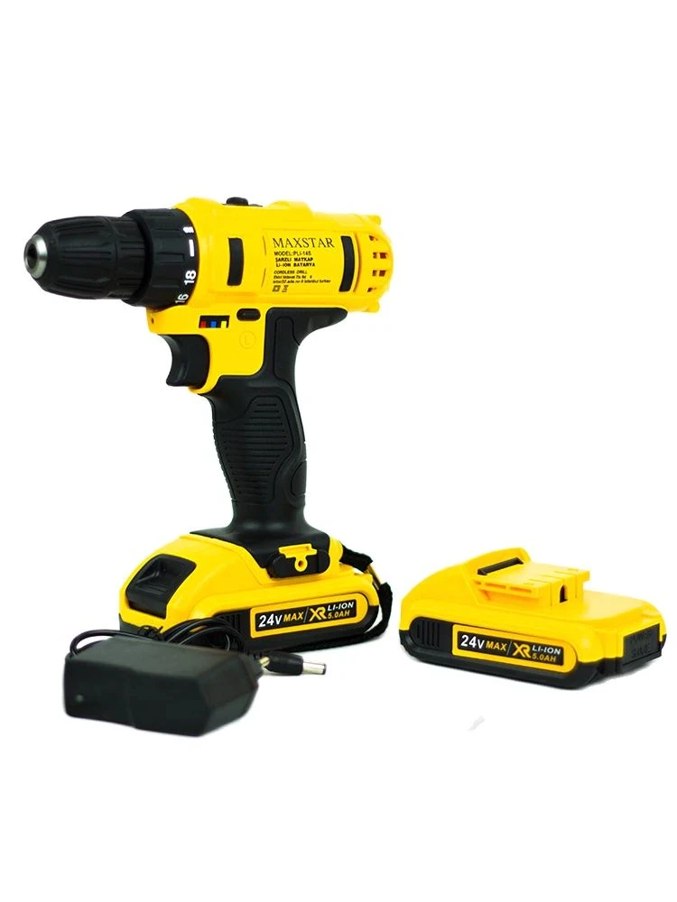 Electric Drill Maxstar Turbo Power Tools 24V 4000 Ma 2 Li-Ion Dual Cordless Professional Screwdriver Rechargeable new | Инструменты