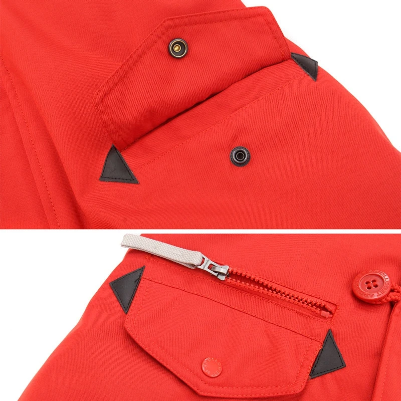 Куртка аляска женская Apolloget Oxford (simple red/white) | Женская одежда