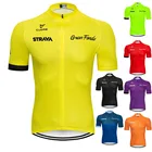 STRAVA 2021 Велоспорт Джерси Мужская одежда для горного велосипеда Maillot Ciclismo быстросохнущая одежда для горного велосипеда дышащая велосипедная рубашка