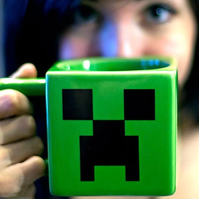 Кружка Майнкрафт Creeper пластиковая |