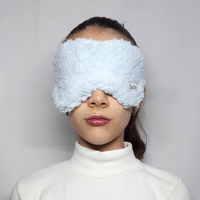 

Sleeping Stripe Mask Soft Eyeshade Cotton Plush Flexible Useful Portable Eye Cover Sleeping Mask Sleep Eye Mask Rest Eyepatch