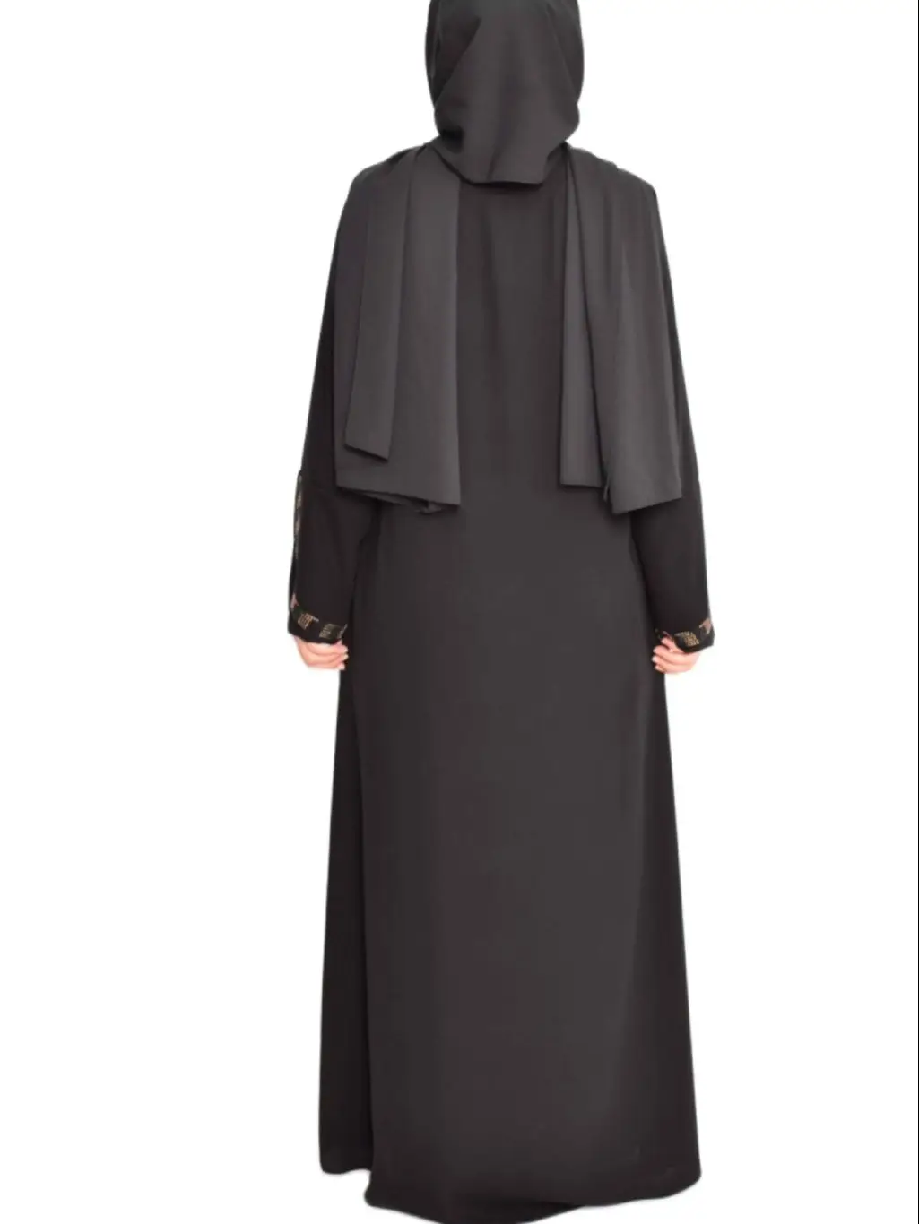 

Stone Embroidered Summer Abaya Muslim Clothing For Women Dubai Fashion